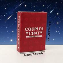 情侣聊天情感沟通卡牌游戏，情侣互动棋盘游戏，趣味约会游戏卡牌 - 紅色 - 查看 5