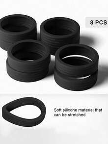 4pcs/8pcs/16pcs Luggage Wheel Protective Cover, Office Chair Wheel Silent Protective Cover, Luggage Wheel Silicone Protective Cover, Chair Shock Absorbing Silent Protective Cover, Noise Reduction Silent Wheel Protective Cover, Suitable For Most Luggage, Essential For Travel And Office - Multicolor - View 3