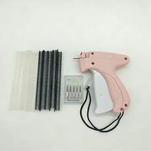 Fine Sewing Gun, Suitable For Garments; Micro Mini Sewing Label Gun, Suitable For Garments, Comes With 6 Needles And 1000 Fasteners; Garment Repair Sewing Tool; Quick Repair Kit; Quilting Pins; Binder; Mini Label Gun; High-Quality Sewing Supplies; Stapler; Premium Sewing Accessories; Sewing Supplies - Sewing Gun + 1000 Glue Needles + 6 Needles - View 12