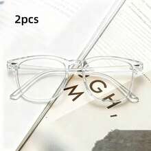 1pc Anti-Blue Light Glasses, Unisex Computer/Reading/Gaming/TV/Phone Glasses, Prevent Eye Fatigue And UV, Sports Glasses - Multicolor - View 16