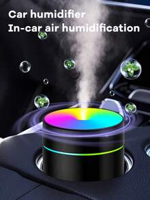 Mini Aromatherapy Humidifier, USB Powered With Color LED Lights, Aromatherapy Diffuser, Portable And Quiet, Suitable For Home, Office, And Room Use. - Multicolor - View 8