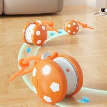 自动移动宠物球 - 适合猫狗的互动足球玩具 - 彩色 - 查看 5