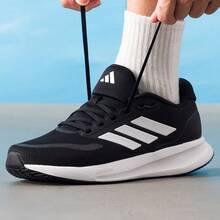 Zapatillas Adidas para hombre 2026 Runfalcon 5, ligeras, transpirables y con amortiguación, JP6377 - Negro - Ver 3