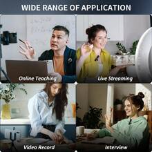 [With 2 Microphones] Portable Mobile Phone Microphone For Live Streaming And Recording Videos Professional Wireless Lavalier Lapel Audio Microphone For Cell Phone Smartphone ,Cordless Omnidirectional Condenser Recording Mic For Interview Video Podcast Vlog - 查看 7