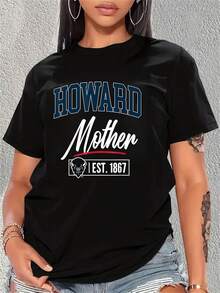 Howard HU HBCU Mother-Shirt - màu đen - Xem 1