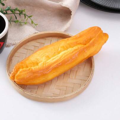 1pc 2026 Soft & Slow Rising Squishy Fake Fried Dough Stick, Squeeze Toy For Stress Relief, Interactive Prop For Boys, Girls, Friends, Family, Hot Selling, Perfect Gift For Birthday, Party