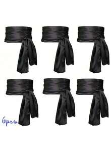 [1/3/6件套] 嘉年华新款中世纪文艺复兴海盗腰带套装，塔夫绸缎面面料，节日服装配饰，化装舞会派对魔术道具，单人派对万圣节趣味装扮化妆用品 - 彩色 - 查看 5