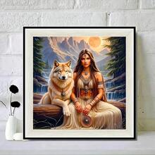 1 Set Kerajinan Tangan 5D DIY Diamond Painting Kit, Cocok untuk Dekorasi Rumah, Kamar Tidur, Pintu Masuk, Ruang Belajar, Kamar Mandi, Seni Dinding Kanvas, Hadiah Liburan - View 4