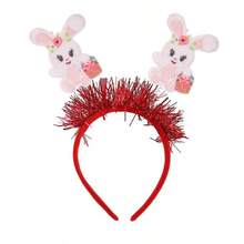 1pc Rabbit & Chick Egg Party Cute ABS Plastic Easter Headband - Multicolor - View 9