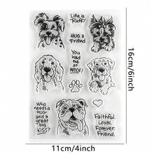 Animales que te observan - Troqueles de corte de metal, juego de sellos de goma transparente para manualidades de scrapbooking, estampado, troquelado, tarjetas de regalo, decoración del hogar y artesanía de papel - A - Ver 12