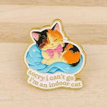 "Don't Look Back You're Not Going That Way"Enamel Pin Lapel Pins Badges On Backpack Women's Brooch Clothes Gift Jewelry Fashion Accessories - Multicolor - View 5