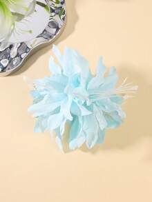 1个13厘米扎染百合花发夹，女士日常/节日/旅行发饰，乡村/海滩风格 - 彩色 - 查看 12