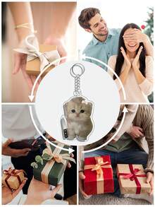 1 pieza Llavero de gato de acrílico orgánico, llavero de gato lindo, colgante de animal de acrílico orgánico, accesorio pequeño, dije para bolso, llavero de coche, cordón para llaves, llavero, accesorios para llavero, llavero, llavero de pareja, llavero de hombre, llavero de mujer, regalo de cumpleaños, regalo para amigo, regalo de vacaciones, recuerdo de evento, obsequio de fiesta para madre, padre, graduación y maestro - Multicolor - Ver 9