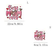 1张/2张/3张最佳妈妈主题熨烫贴纸，可水洗热转印贴纸，适用于T恤、衣服、口罩、牛仔裤、背包、帽子、枕头、母亲节 - L - 查看 3