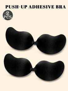 2/1 pieza Sujetador adhesivo invisible sin tirantes: Pétalos de silicona sexy para el pecho, adecuado para vestidos de camiseta, vestidos de novia. Realza el escote y proporciona una apariencia de busto talla grande lleno. Pegatinas de sujetador de taza de mango invisible - Multicolor - Ver 23