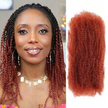 1 Gói 50g Tóc xoăn Afro màu nâu, dài 12/16 inch, tóc xoắn mềm mại dùng để nối tóc dreadlocks, tóc xoắn lò xo mềm mại để sửa chữa tóc dreadlocks, tóc xoắn nhỏ/tóc xoắn Marley, tóc tổng hợp dành cho phụ nữ và nam giới - Nhiều màu - Xem 22