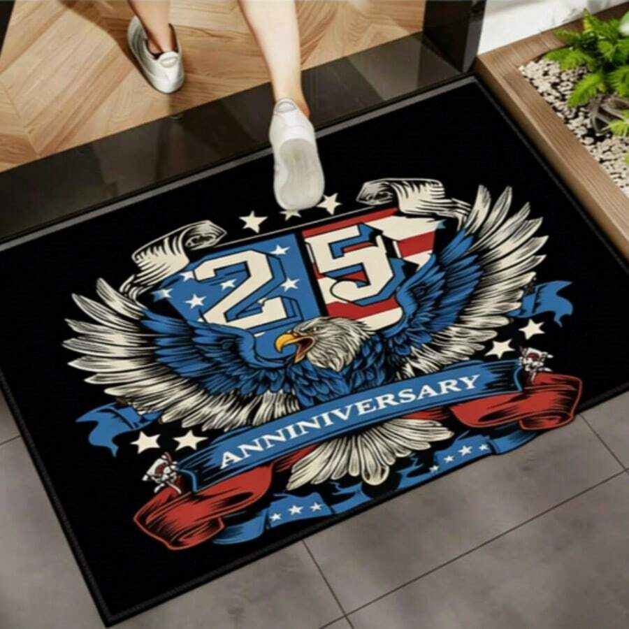 1 pièce Paillasson en bois rustique doux imprimé de vache, lavable en machine, résistant à la décoloration - Tapis confortable pour chambre à coucher, salon, entrée, jardin : paillasson, petit tapis, tapis de bienvenue, tapis, tapis, paillasson d'extérieur, tapis de cuisine, décoration d'intérieur, tapis de porte d'entrée, petit tapis de zone, tapis d'extérieur, décoration d'intérieur, tapis de zone, tapis de jardin, tapis lavable - Multicolore - Voir 1