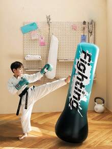 Bao đấm hơi ổn định 48 inch, bộ quà tặng phù hợp cho luyện tập quyền anh, karate, taekwondo. - Nhiều màu - Xem 3