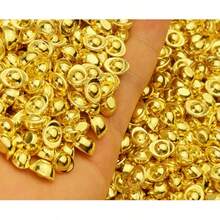 5pcs/Pack Solid Mini Gold Ingot, Tiny Gold Brick Sand, Gold Ingot Decor, Housewarming & Wedding Gift, Creative Gold Brick Ornament, 4 Styles Available Office Desk Desk Office Supplies Office Decor Office Desk Accessories Desk Accessories Office Accessories - Multiple - View 7