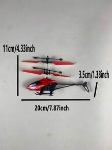 1 buah Mainan Helikopter Induksi, Anti-Tabrakan, Dapat Diisi Ulang, Pesawat Melayang dengan Sensor, Dapat Dikendalikan dengan Remote, Pesawat Sensor, Cocok untuk Bermain di Dalam & Luar Ruangan untuk Anak-anak, (Font yang Dicat Semprot Secara Acak) - Rose Red - View 10