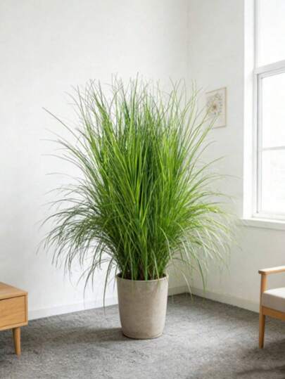 باقة من أوراق النبات الاصطناعي الأخضر الاستوائي المزيف، مصنوعة من مركب البولي فينيل كلوريد مناسبة للزفاف والحديقة ومكتب الديكور، بدون أصيص، مناسبة كهدية لعيد الحب والميلاد والتخرج