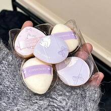 HERORANGE 5pcs Mini Makeup Sponge Set, Precise Concealing, Highlighting, Dry & Wet Use, Makeup Artist Tool, Portable Retouch, Holiday Gift - Multicolor - View 2