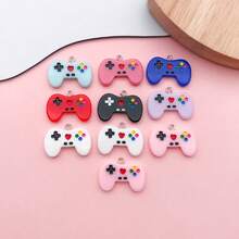 1 包随机组合逼真可爱树脂食物吊坠，DIY 耳环、手链和珠宝制作配件。 - 彩色 - 查看 19