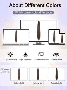 Ponytail Extension,24" Claw Clip In Ponytail Long Straight Pony Tails Hair Extensions Synthetic Hairpiece For Women - Multicolor - View 7