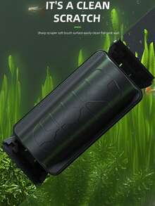 Aquarium Glass Cleaner, Strong Magnetic Aquarium Magnetic Brush, Fish Tank Glass Cleaning Tool - Multicolor - View 2