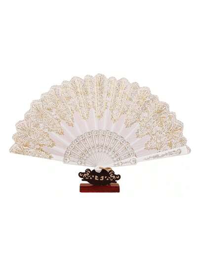 12 Uds. Abanico de mano elegante recuerdos económicos al por mayor, recuerdos de fiesta de boda de abanico español