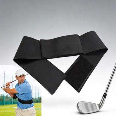1pc Golf Swing Corrector Strap, Beginner Arm Posture Training Assist Tool, Elbow Straightening Practice Belt