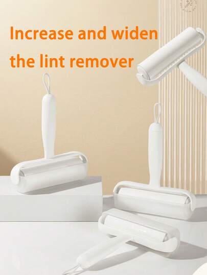 1个超强粘毛滚筒，沙发座椅除尘刷，衣物清洁工具，宠物毛发去除器，除尘刷，便携式粘毛滚筒，强力粘毛滚筒刷，适用于衣物、床上用品、汽车地毯、座椅、内饰、家具、沙发宠物毛发、家具、沙发、地毯、汽车座椅、汽车配件、家居用品除尘