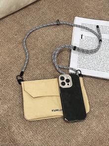 男士极简小方包，轻便休闲单肩/斜挎多功能通勤收纳包 - 彩色 - 查看 11