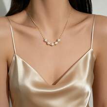 High-Quality Stainless Steel Necklace, Anti-Fading, Simple And Elegant, Suitable For Daily Wear Or Parties, A Fashionable Women's Necklace, Jewelry Accessory, And An Exquisite Gift For Women. - Bạc - Xem 8