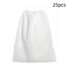 5件装一次性SPA浴袍无纺布浴巾一次性SPA浴袍浴袍桑拿浴裙排汗蒸汽浴 - 白色 - 查看 8