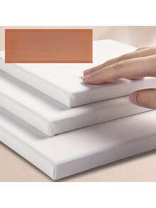 2 buah Panel Kanvas Siap Pakai, Bingkai Kayu, Bahan Kain, Berbagai Ukuran Cocok Untuk Melukis, Lukisan Minyak, Akrilik, Cat Air, Cocok Untuk Seniman, Profesional, Dewasa, Ukuran Termasuk 5x7 Inci, 8x10 Inci, 6x6 Inci, 8x8 Inci, 12x12 Inci, 9x12 Inci, 12x16 Inci, 16x20 Inci - Beraneka warna - View 7