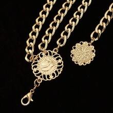 Multilayer Metal Waist Chain Dress Belts Metal Belt Women - Vàng + Nhỏ (35,8 inch) - Xem 6