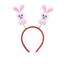 1pc Cartoon Chicken, Egg, Rabbit Themed Cute Non-Woven Fabric Easter Party Headband - Multicolor - View 4
