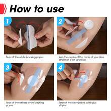 Pack Freestyle Sensor Covers For Libre 3, Waterproof Adhesive Patches, Waterproof Adhesive Transparent Tape - 100pforLibre3 - 查看 7