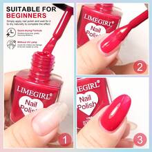 LIMEGIRL Quick Dry Nail Polish All Season Nail Lacquer For Nail Art Regular Nail Polish 0.34 FL.OZ - Multicolor - View 6