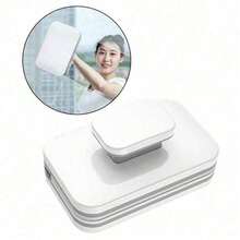 Magnetic Window Cleaner Double-Sided Window Cleaning Brush Glass Wiper Cleaning Tools Outside Window Cleaner For High Rise - As Picture - View 3