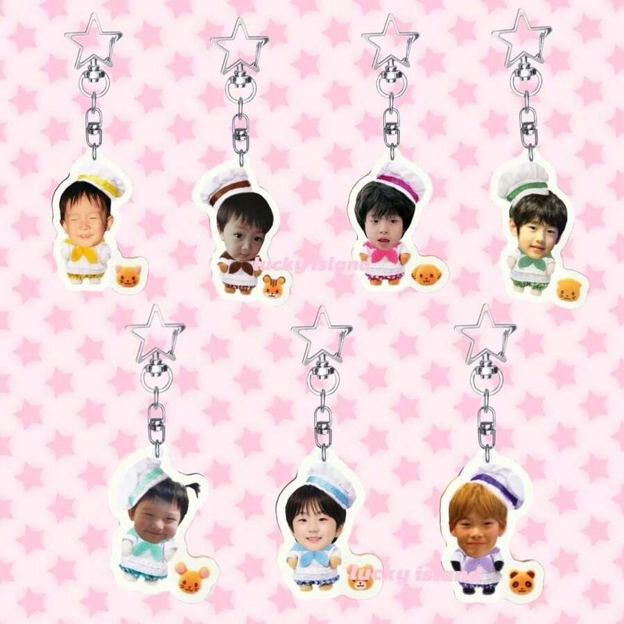 Acrylic Keychain Backpack Cute Pendant Gift Customization - Multicolor - View 1