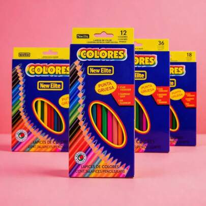 1 Set Of 24 Colors Oil-Based Colored Pencils, Student Drawing & Painting Supplies