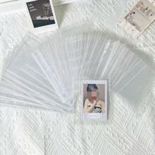 1个极简透明A5/A6计划本封面，6孔可替换内芯活页夹，PVC材质活页笔记本外壳，带按扣，适用于学校、会议、旅行和办公，情人节礼物，返校季礼物 - 彩色 - 查看 7