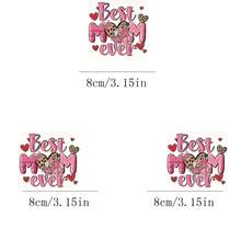 1张/2张/3张最佳妈妈主题熨烫贴纸，可水洗热转印贴纸，适用于T恤、衣服、口罩、牛仔裤、背包、帽子、枕头、母亲节 - L - 查看 4