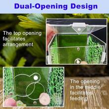 Acrylic Jumping Spider Enclosure, Reptile Enclosure, Bug Habitat, Small Tree Dwelling Reptiles, Arboreal Tarantula Enclosure, Spider Terrarium Kit, Plastic Terrarium4. Inch X 4. Inch X 8 Inch - A1 - View 7