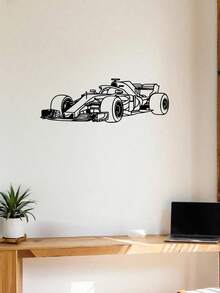 1 chiếc tranh trang trí tường hình xe đua cổ điển bằng kim loại, chất liệu kim loại bền chắc, phong cách tối giản, thích hợp trang trí nhà trong nhà/ngoài trời, phù hợp cho phòng khách, tường nhà, phòng ngủ, gara, quà sinh nhật, quà tặng cho người hâm mộ đua xe, phong cách nghệ thuật, tri ân môn đua xe F1. - Nhiều màu - Xem 8