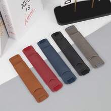 1个纯色笔袋/铅笔盒，PU单层弹性文具袋，适合返校、学习用品、铅笔盒、铅笔袋、背包。 - 單件 - 查看 9