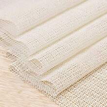 1pc Ivory Non-Slip Rug Pad, Thick & Gripping Area Rug Backing, Trimmmable Non-Slip Carpet Pad For Hardwood Floors, Can Be Cut To Fit Halls, Kitchen, Bathroom, Bedroom, Living Room, Office - Beige - View 8