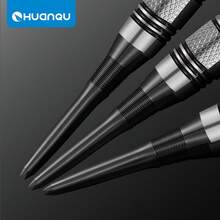 HUANQU 3支装钛合金TC4专业高品质飞镖镖尖，35mm通用镖尖，4种颜色可选（黑/银/金/彩色），精准耐用，提升投掷精度 - 适用于所有飞镖配件 - 彩色 - 查看 4